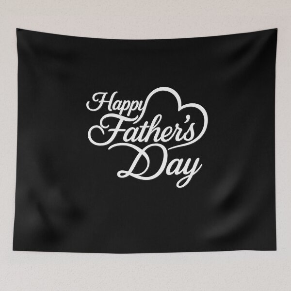 Item preview, Happy Father’s Day Script Lettering with Heart designed and sold by flagylART.
