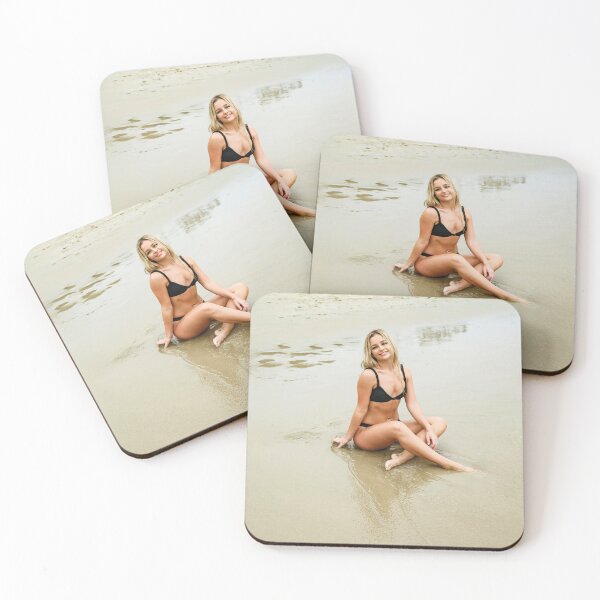 Item preview, Summer vibes on the beach – Relaxed portrait in the sand designed and sold by Mauswohn.