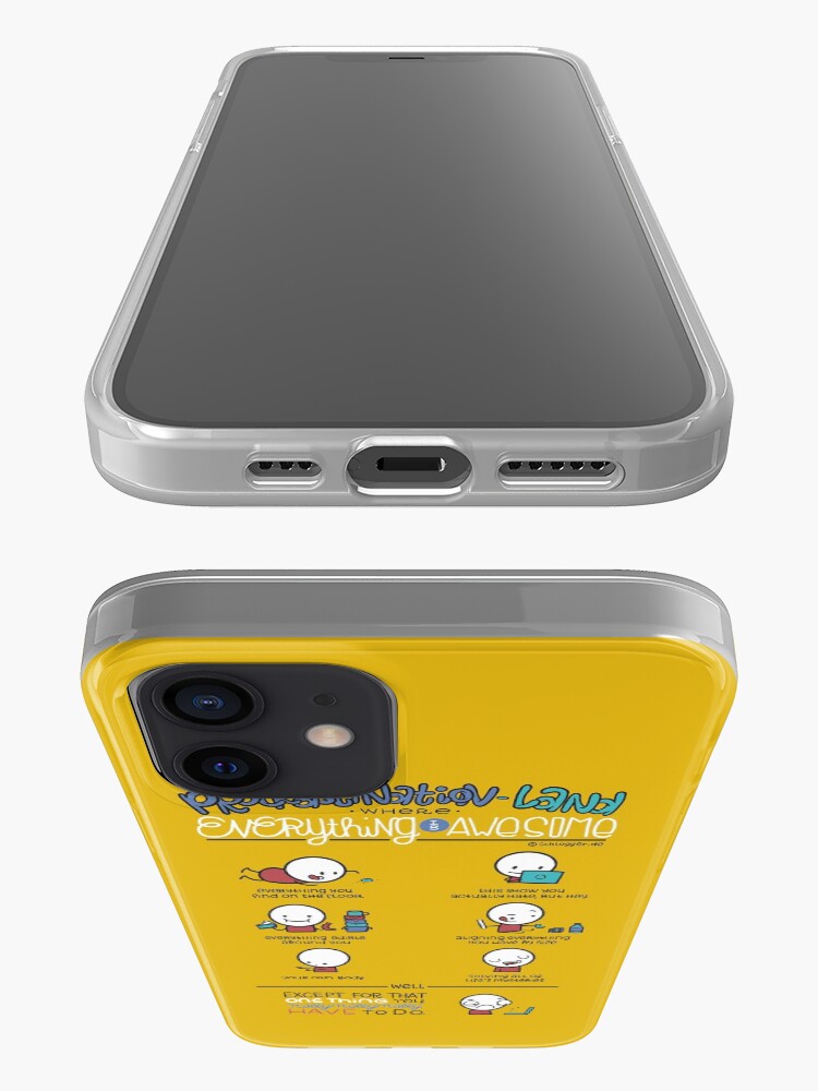 Alternate view of Procrastination makes everything awesome iPhone Case & Cover