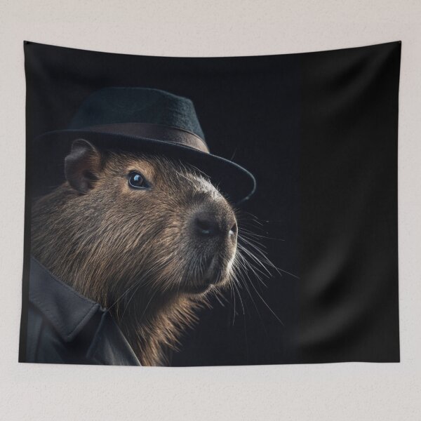 Item preview, Bartholomew "Barty" Capybara: The Most Wanted Rodent designed and sold by knappidesign.