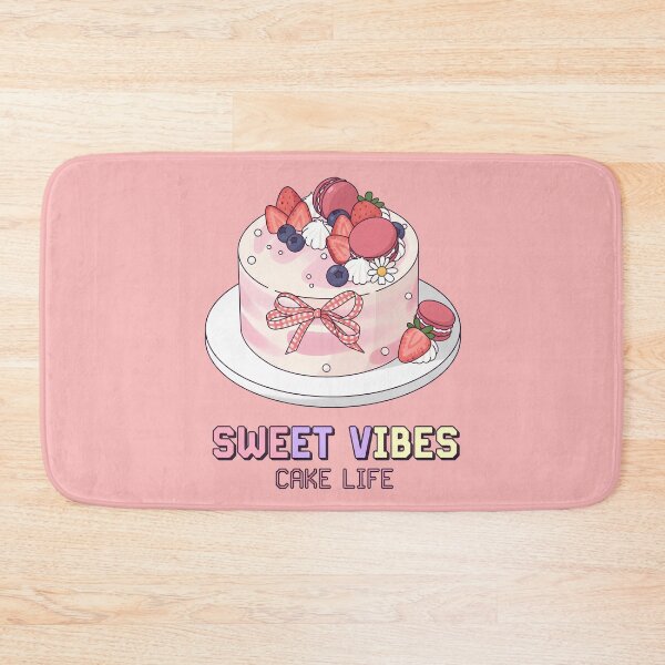 Item preview, Sweet Vibes Strawberry Cake designed and sold by cozy corner co. .
