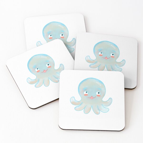 Item preview, Pulpo azul feliz designed and sold by Dintheo.