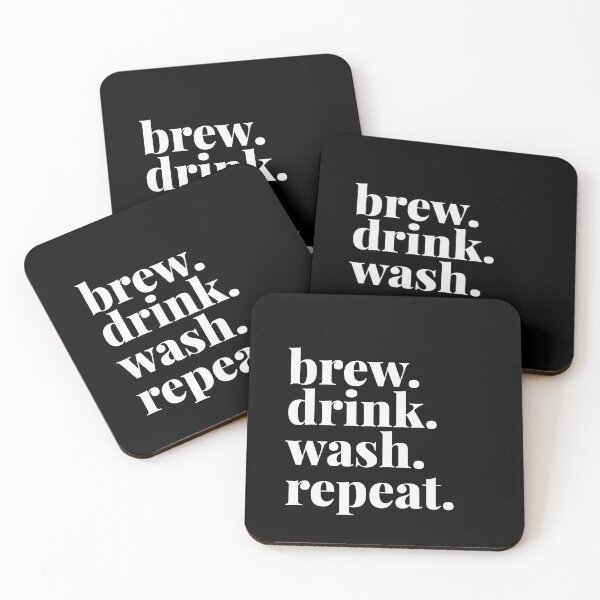 Item preview, Brew. Drink. Wash. Repeat. designed and sold by Art & Coffee.