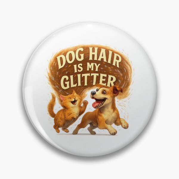 Item preview, Dog Hair Is My Glitter - Funny Cat and Dog Fur Confetti Design designed and sold by MKreative Studio.
