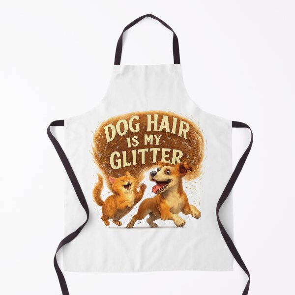Item preview, Dog Hair Is My Glitter - Funny Cat and Dog Fur Confetti Design designed and sold by MKreative Studio.