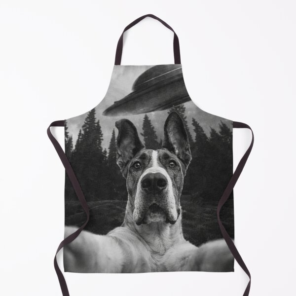 Item preview, Surreal UFO Dog Portrait designed and sold by AnInfiniteInkwell.
