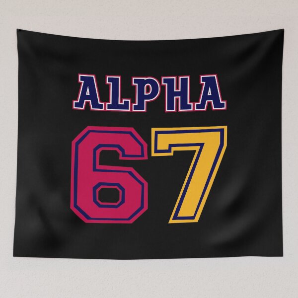 Artikelvorschau, Alpha Sixty Seven - 67 Varsity Aura Jersey entworfen und verkauft von the67selection.