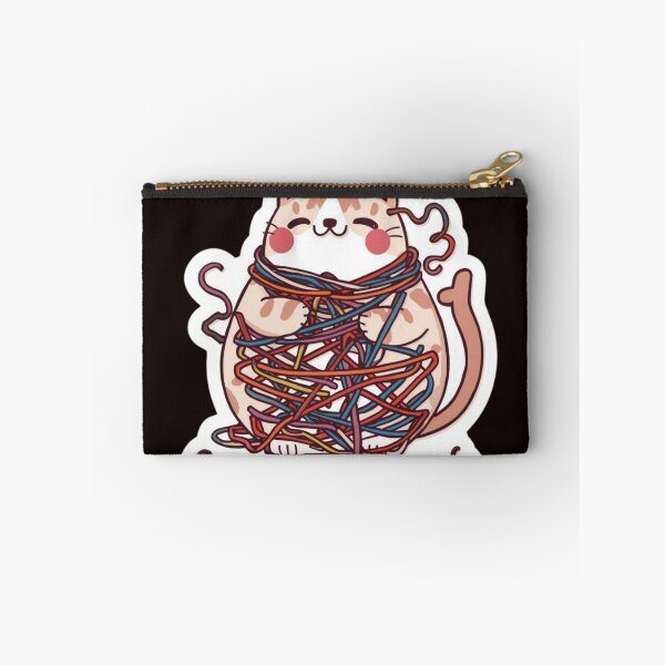 Item preview, Funny Cat Stop Overthinking - Mental Health Awareness Sticker designed and sold by The Silly Grumpy Society.