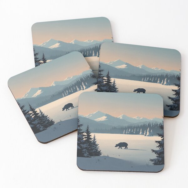Item preview, Calm Winter Hippo Illustration designed and sold by NeatThingLover.