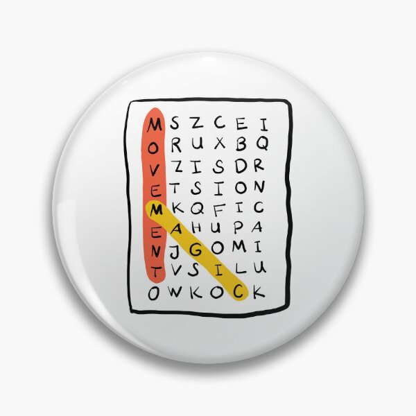 Item preview, Movement Magic Crosswords Puzzle designed and sold by Feldymerch.