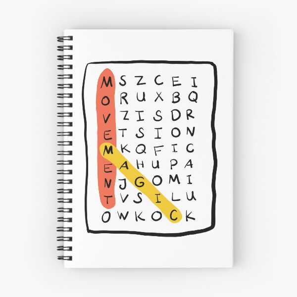 Item preview, Movement Magic Crosswords Puzzle designed and sold by Feldymerch.