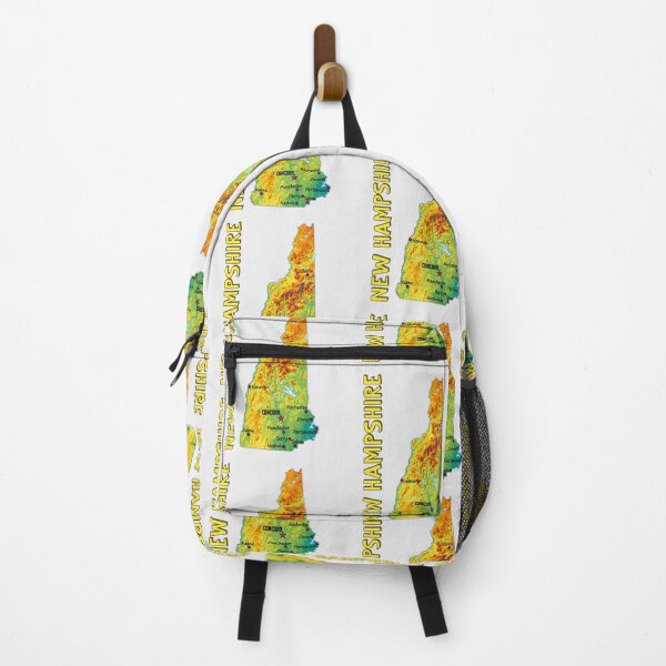 Item preview, New Hampshire State Topographic Map - Vintage Nature Style designed and sold by mashmosh.