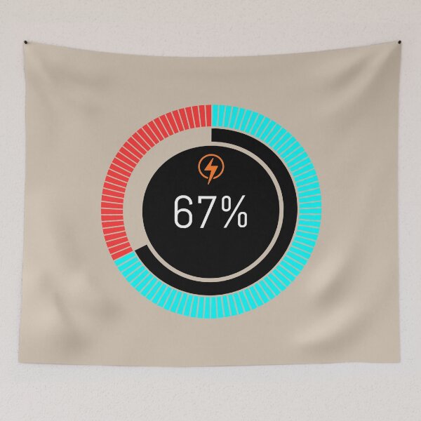 Item preview, Sixty Seven Percent Charged - 67% Battery Aesthetic designed and sold by the67selection.