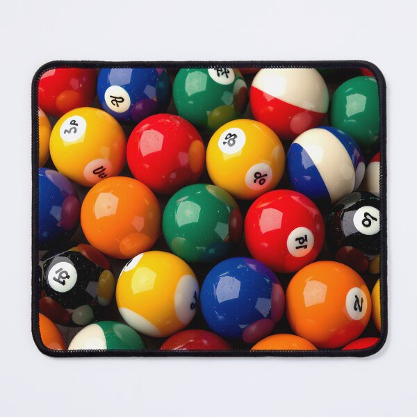 Item preview, pool balls abstract colorful design designed and sold by SmashingDeals.