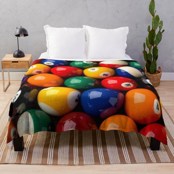 Item preview, pool balls abstract colorful design designed and sold by SmashingDeals.
