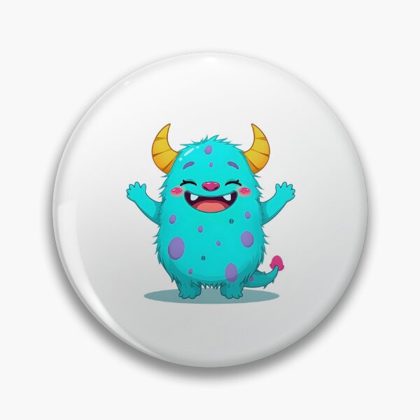 Item preview, Cute Pastel Monster Character – Fun and Friendly Design designed and sold by Kavya Art.