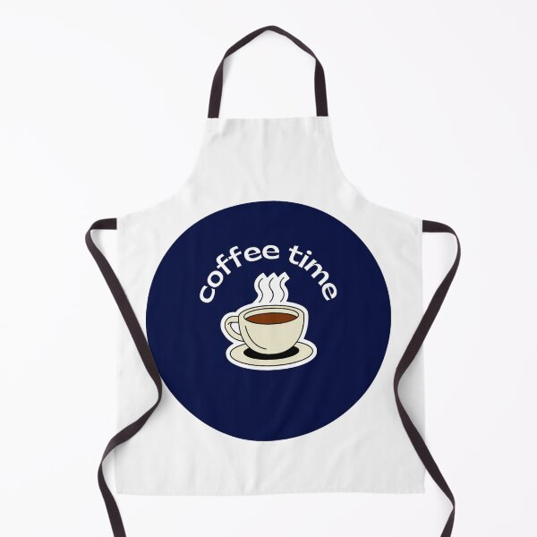 Item preview, Classic Coffee Time T-Shirt | Minimalist Steaming Cup Navy Blue Badge Gift designed and sold by BeanNTee.