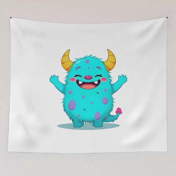 Item preview, Cute Pastel Monster Character – Fun and Friendly Design designed and sold by Kavya Art.