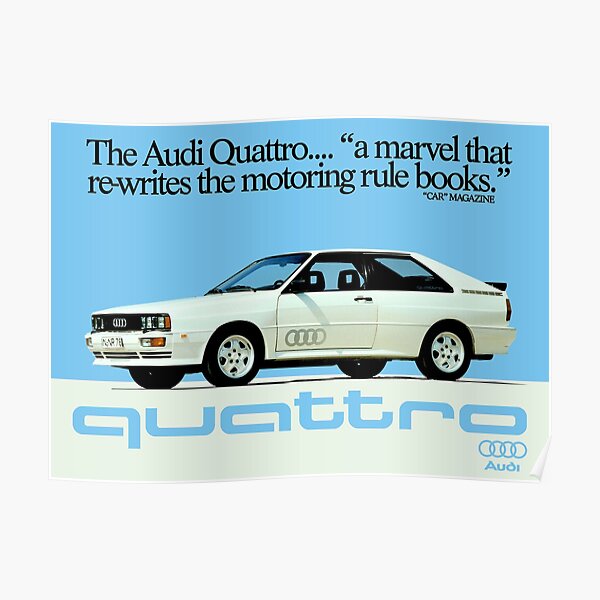 AUDI QUATTRO Poster