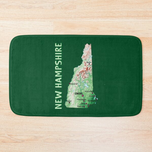 Item preview, New Hampshire State Topographic Map Art designed and sold by mashmosh.