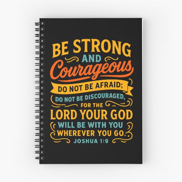 Item preview, Joshua 1:9 Be Strong and Courageous  designed and sold by plushism.
