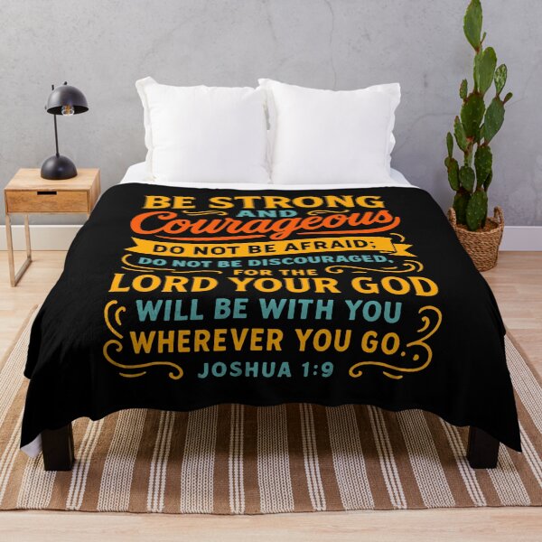 Item preview, Joshua 1:9 Be Strong and Courageous  designed and sold by plushism.