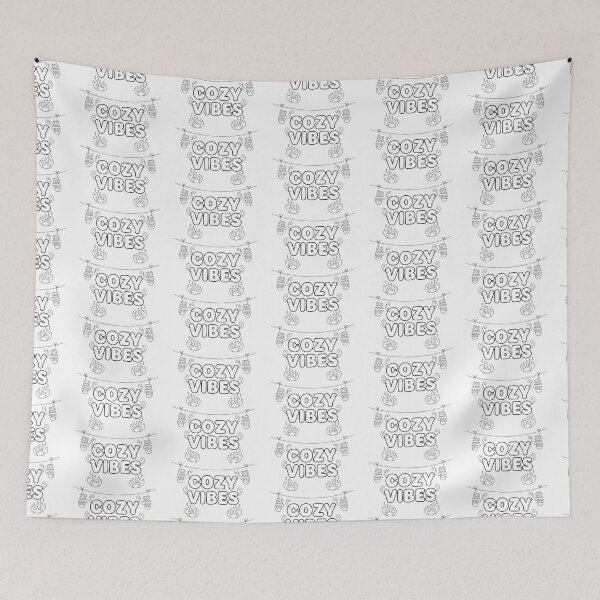Item preview, Cozy Vibes Cute Winter Typography Art designed and sold by graphicnew.