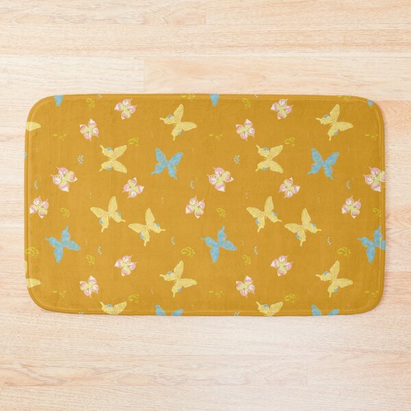 Item preview, Fluttering butterflies medley - Rama Ria RR35 Mustard Gold designed and sold by HueyDesign.