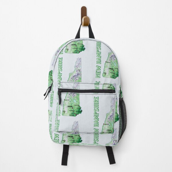 Item preview, New Hampshire Topographic Map - Cities & Relief Design designed and sold by mashmosh.