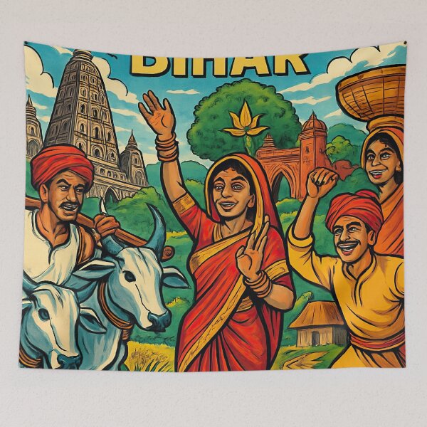 Item preview, Bihar | Comics style - Cartoon designed and sold by ComicsFactory.