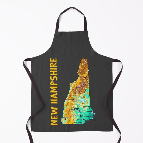 Item preview, New Hampshire State Topographic Map Art designed and sold by mashmosh.