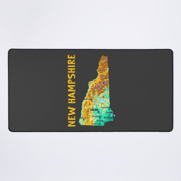 Item preview, New Hampshire State Topographic Map Art designed and sold by mashmosh.