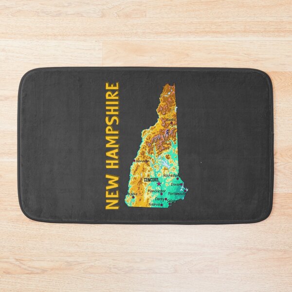 Item preview, New Hampshire State Topographic Map Art designed and sold by mashmosh.