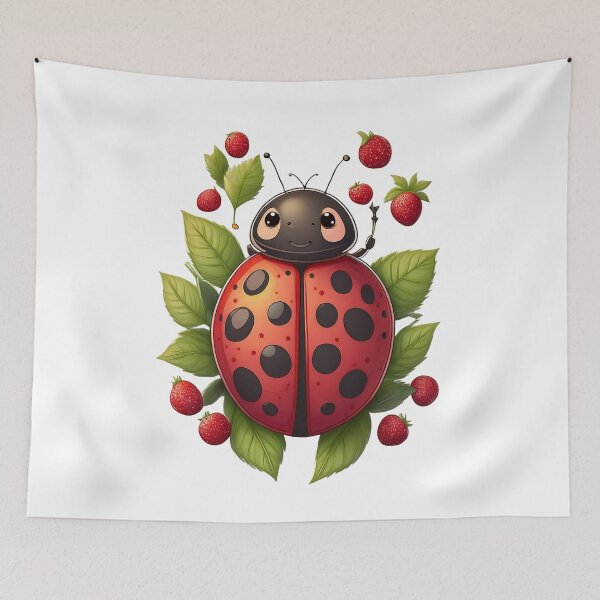 Item preview, Sweet Ladybug Nature Art designed and sold by RockitBaby.