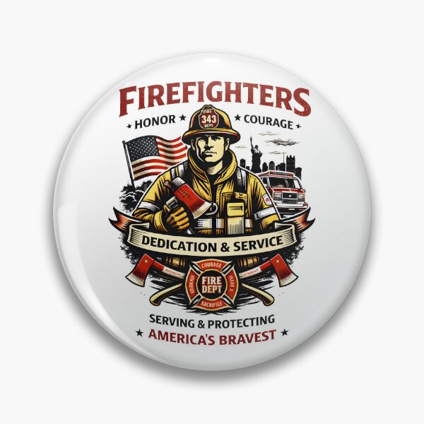 Item preview, US Firefighter Honor and Courage designed and sold by S0GNulL.