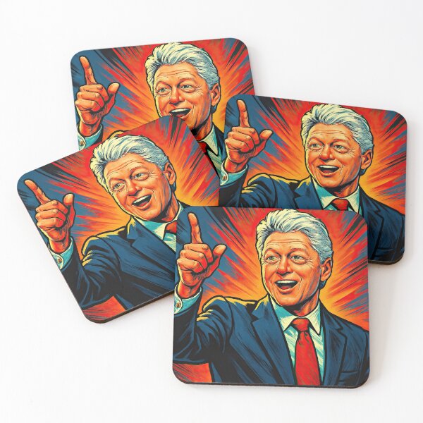 Artikelvorschau, Bill Clinton, Anführer | Comic-Stil - Cartoon entworfen und verkauft von ComicsFactory.