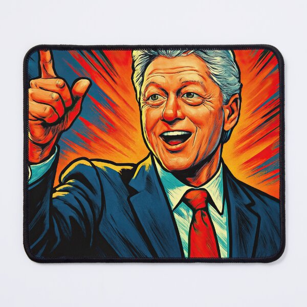 Item preview, Bill Clinton, leader | Comics style - Cartoon designed and sold by ComicsFactory.