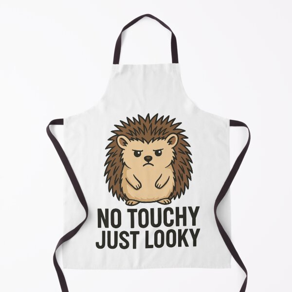 Item preview, No Touchy Just Looky – Cute Hedgehog with Attitude designed and sold by storelibertys.