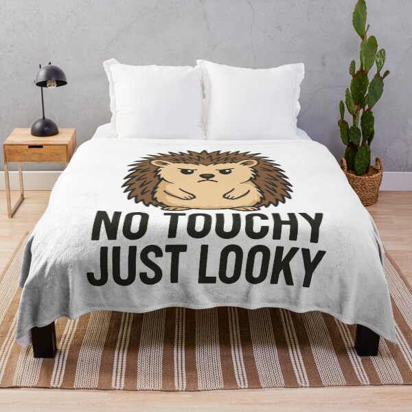 Item preview, No Touchy Just Looky – Cute Hedgehog with Attitude designed and sold by storelibertys.