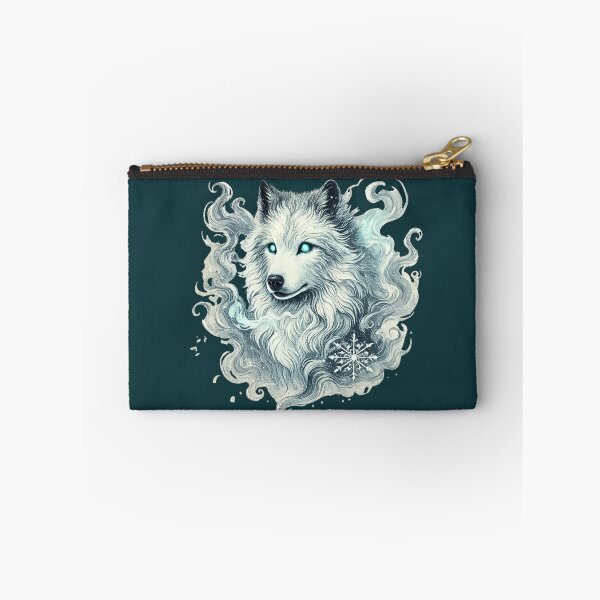 Item preview, Frozen Spirit Wolf – Mystic Ice Wolf Illustration designed and sold by IsyLaneDesign.