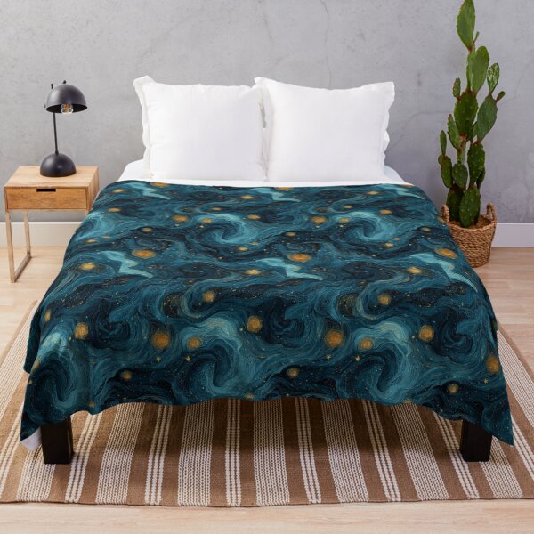 Item preview, Transformative Teal Pattern Collection – 2026 Color Trend, Modern Concentric Art Nouveau Circles designed and sold by Ewa Miller.
