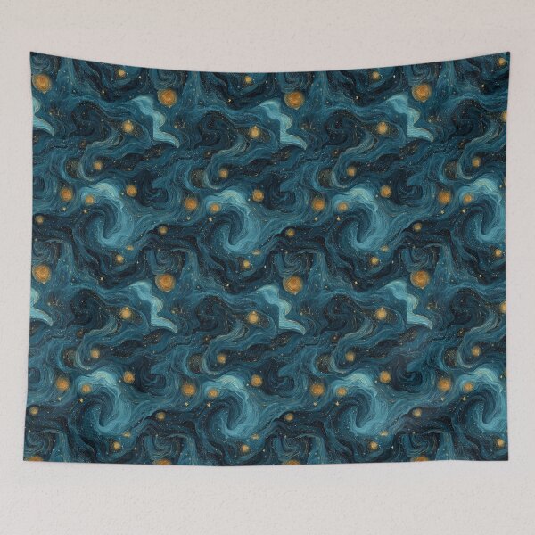 Item preview, Transformative Teal Pattern Collection – 2026 Color Trend, Modern Concentric Art Nouveau Circles designed and sold by Ewa Miller.