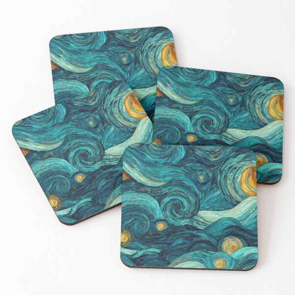 Item preview, Transformative Teal Pattern Collection – 2026 Color Trend, Modern Concentric Art Nouveau Circles designed and sold by Ewa Miller.