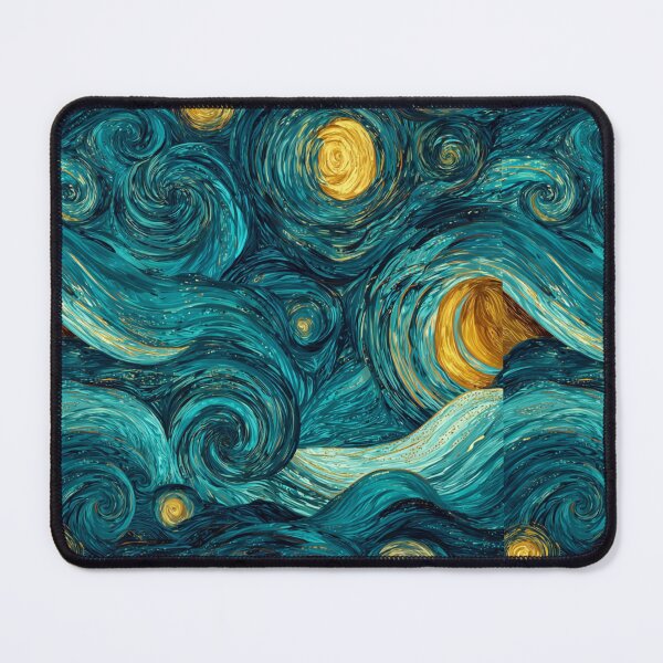 Item preview, Transformative Teal Pattern Collection – 2026 Color Trend, Modern Concentric Art Nouveau Circles designed and sold by Ewa Miller.