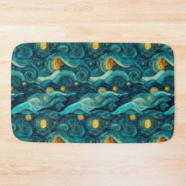 Item preview, Transformative Teal Pattern Collection – 2026 Color Trend, Modern Concentric Art Nouveau Circles designed and sold by Ewa Miller.