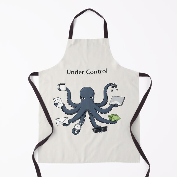 Item preview, Under Control Octopus Minimalist Work-Life Humor Design designed and sold by Ombrya.