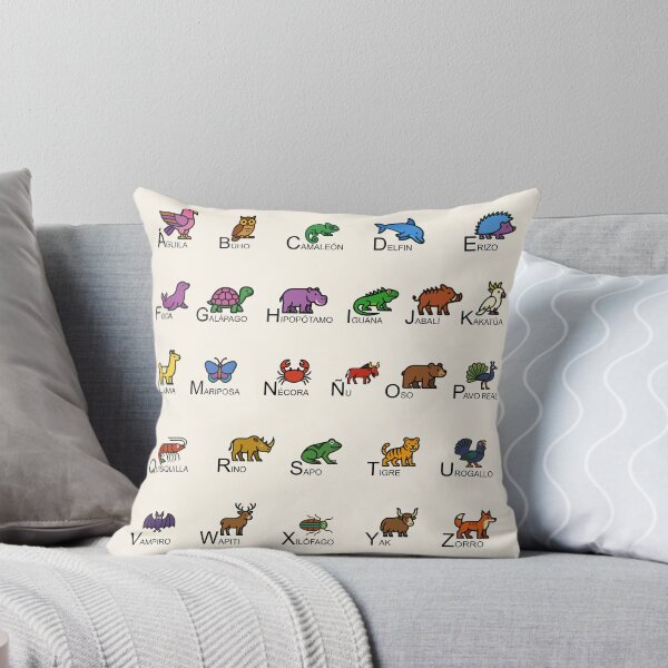 Item preview, Animal Alphabet Chart in Spanish designed and sold by rogue-design.