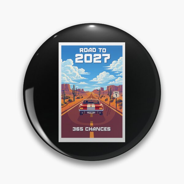 Item preview, Road to 2027 - Retro Nevada desert Road Trip designed and sold by ProjetF.