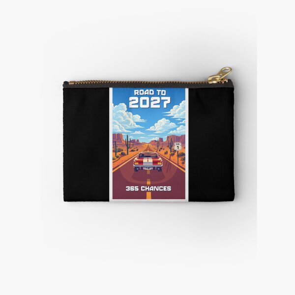 Aperçu de l'œuvre Road to 2027 - Retro Nevada desert Road Trip créée et vendue par ProjetF.
