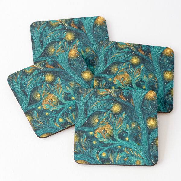 Item preview, Transformative Teal Pattern Collection – 2026 Color Trend, Modern Concentric Art Nouveau Circles designed and sold by Ewa Miller.